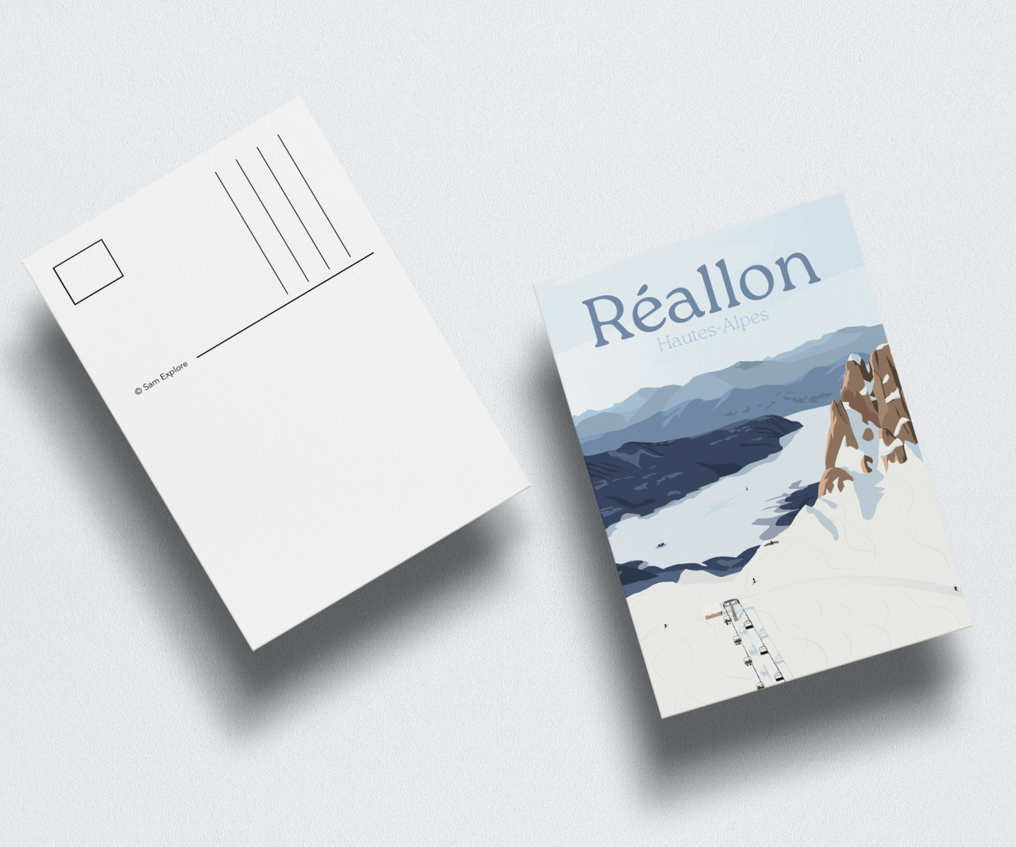 Carte postale Réallon - Hautes-Alpes