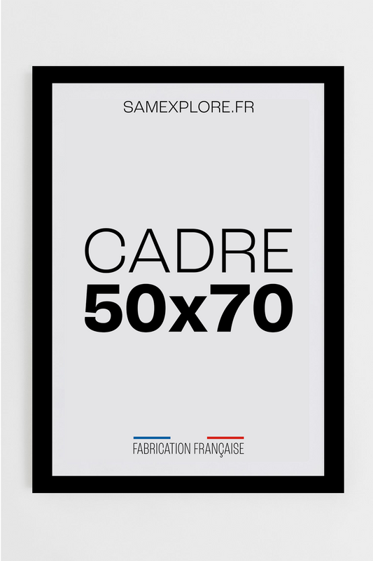 Cadre en bois 50x70 - Noir