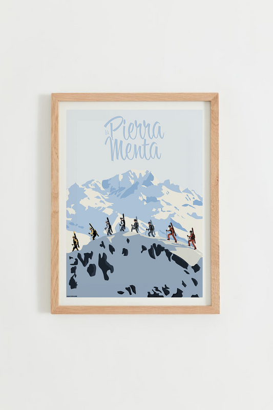 Affiche La Pierra Menta - Compétition internationale de ski alpinisme