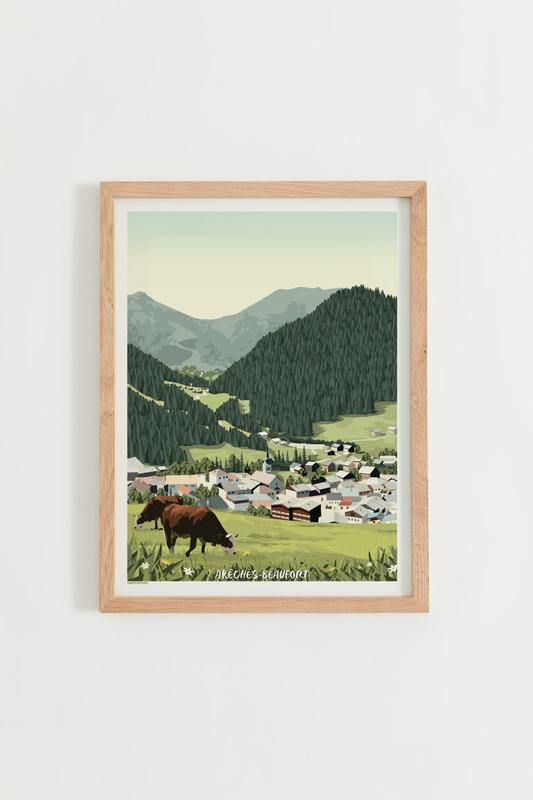 Affiche Arêches-Beaufort Été
