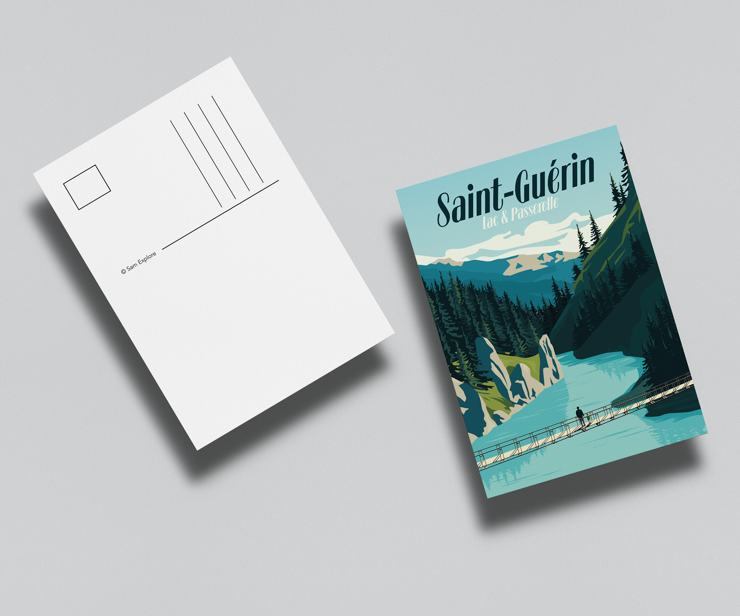 Carte postale Lac de Saint-Guérin