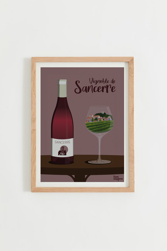 Affiche Vignoble de Sancerre