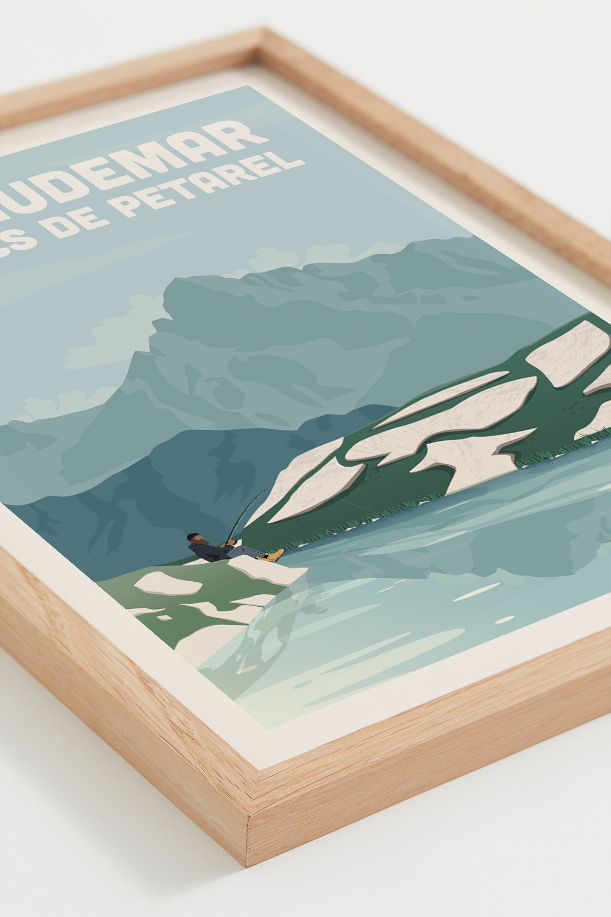Affiche Lacs de Pétarel – randonnée en montagne, cadre naturel