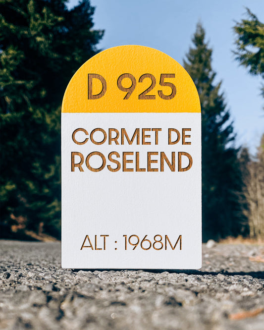 Borne miniature en bois cornet de roselend