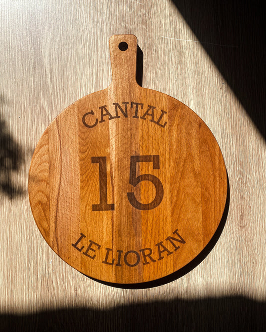 Planche apéritive cantal, gravure le lioran