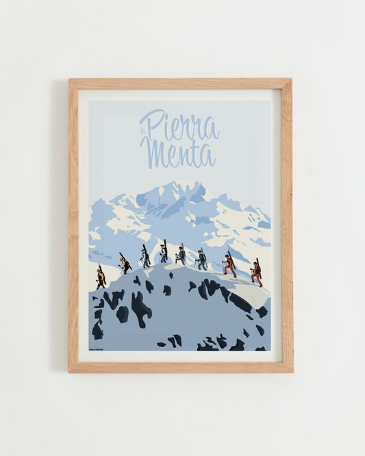 Affiche La Pierra Menta - Compétition internationale de ski alpinisme