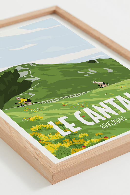 Affiche le Cantal - Auvergne