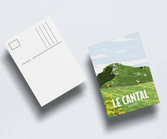 Carte postale Le Cantal - Auvergne