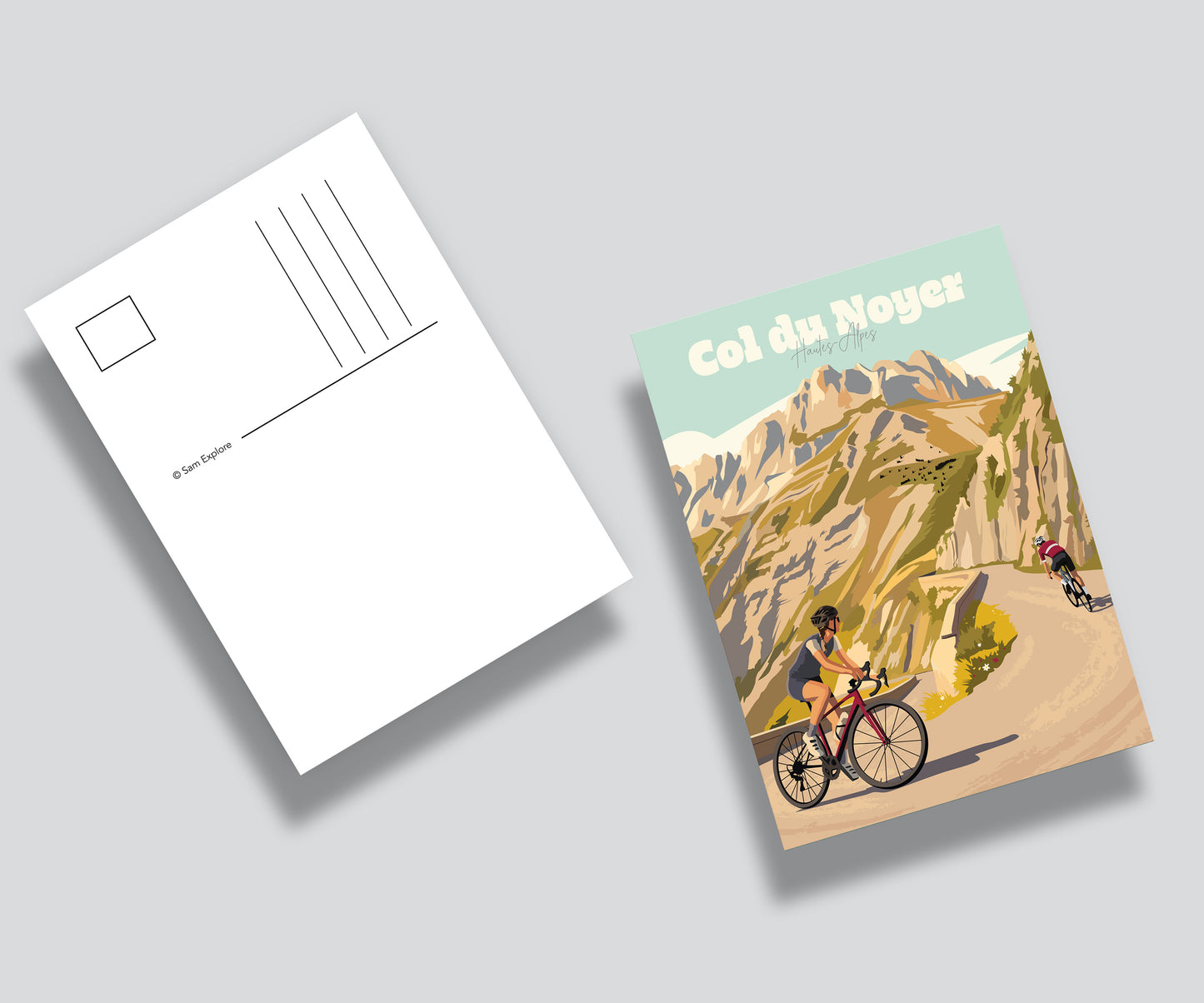 Carte postale Col du Noyer