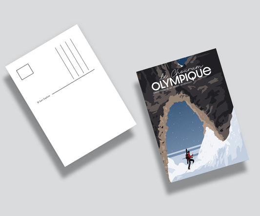 Carte postale le chourum olympique lé dévoluy hautes-alpes 
