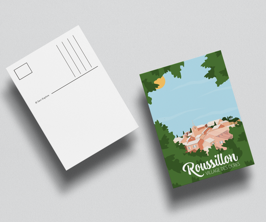 Carte postale Roussillon