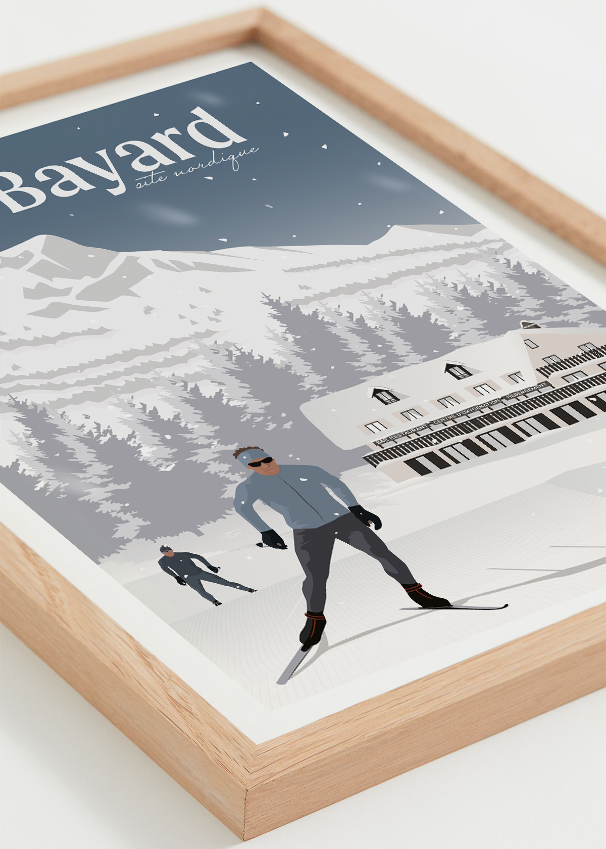 Affiche Gap Bayard – golf et domaine de ski de fond, cadre naturel