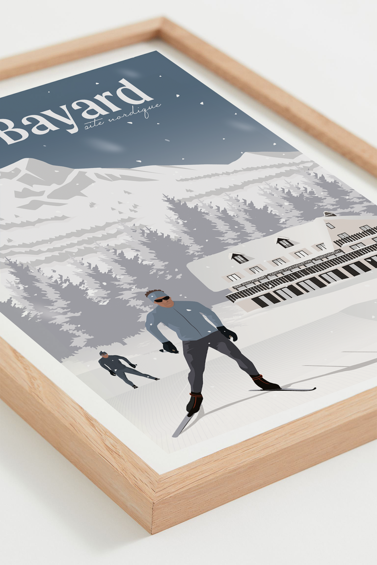 Affiche Gap Bayard – golf et domaine de ski de fond, cadre naturel