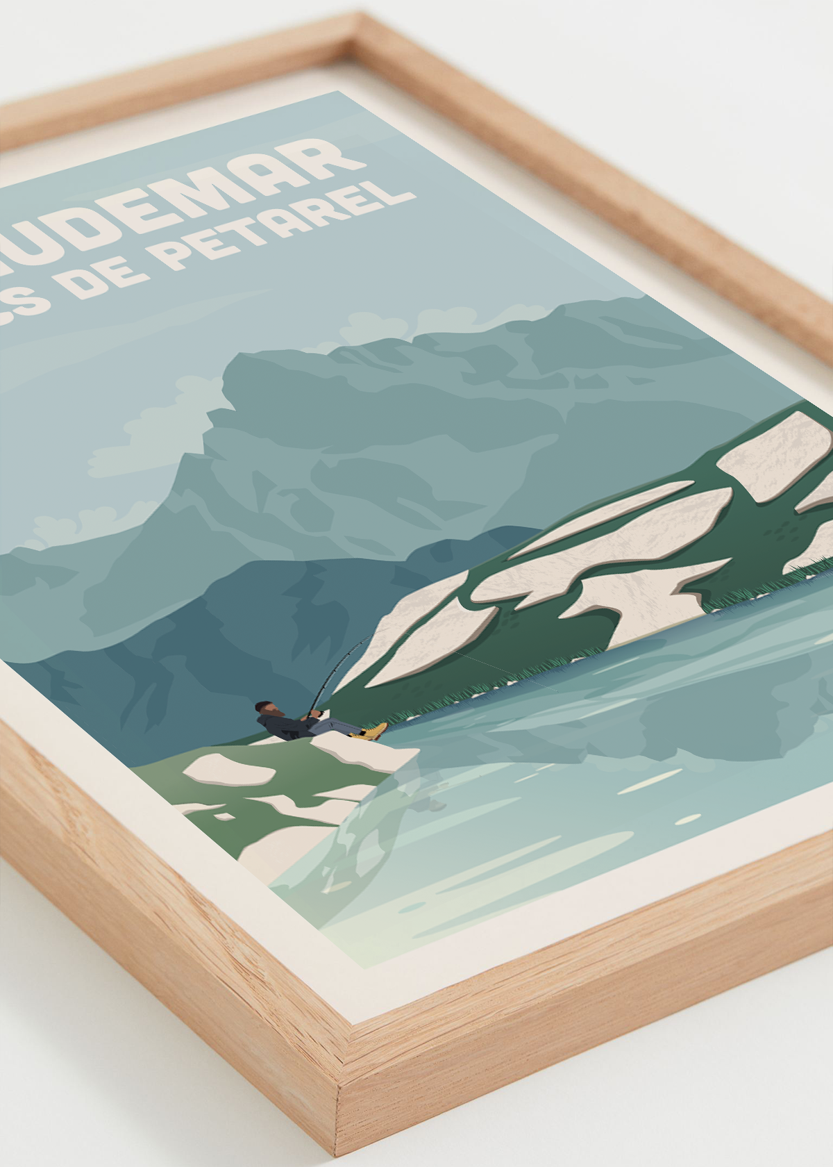 Affiche Lacs de Pétarel – randonnée en montagne, cadre naturel