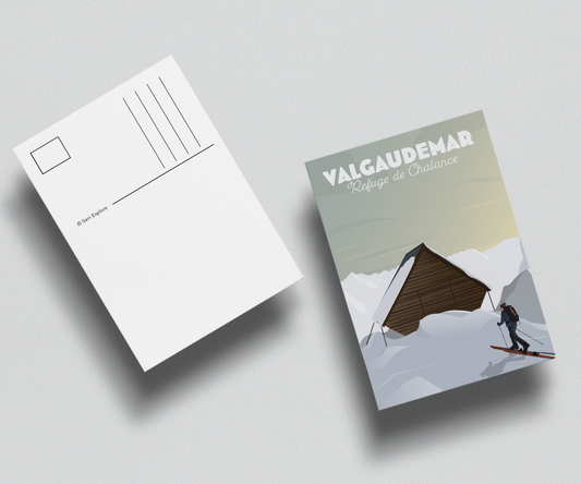 Carte postale Valgaudemar - Refuge de Chalance