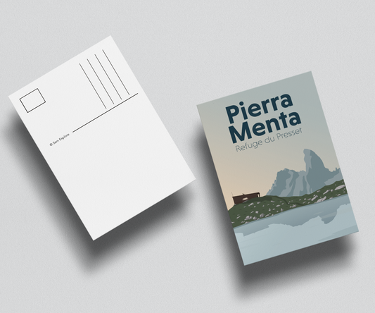 Carte postale Pierra Menta - Refuge du Presset