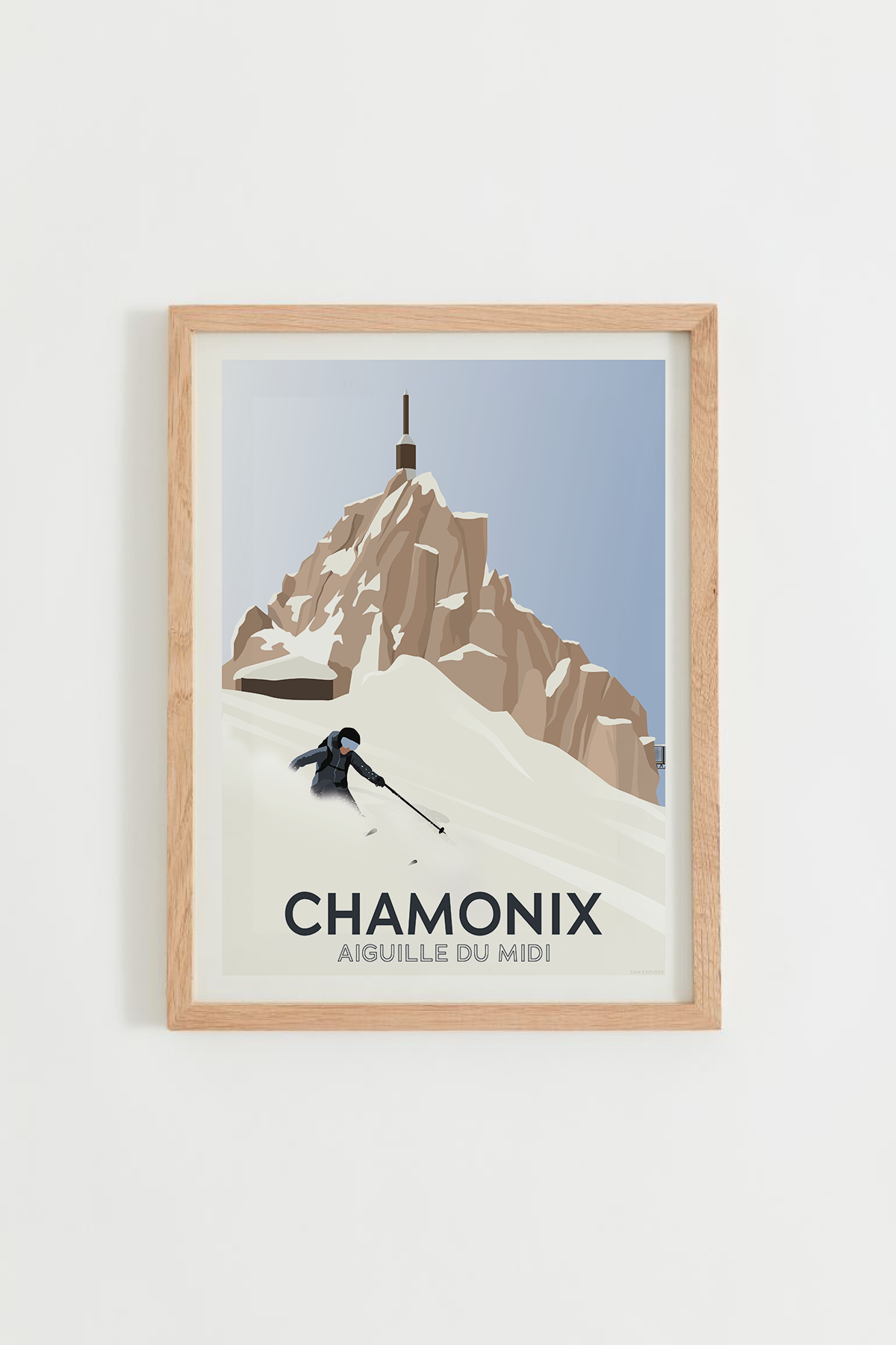 Affiche Chamonix - Aiguille du Midi