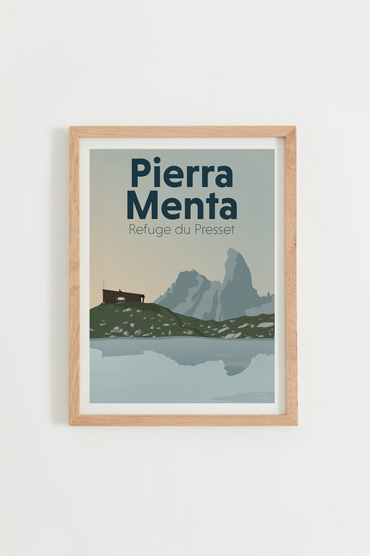 Affiche Pierra Menta - Refuge du Presset