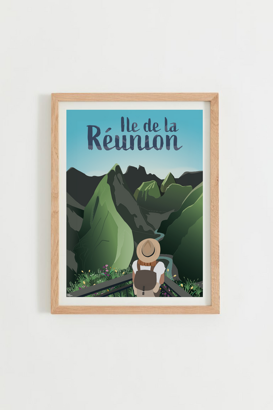 Affiche Ile de la Réunion